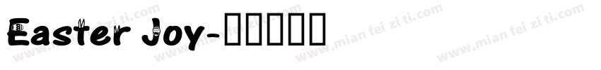 Easter Joy字体转换